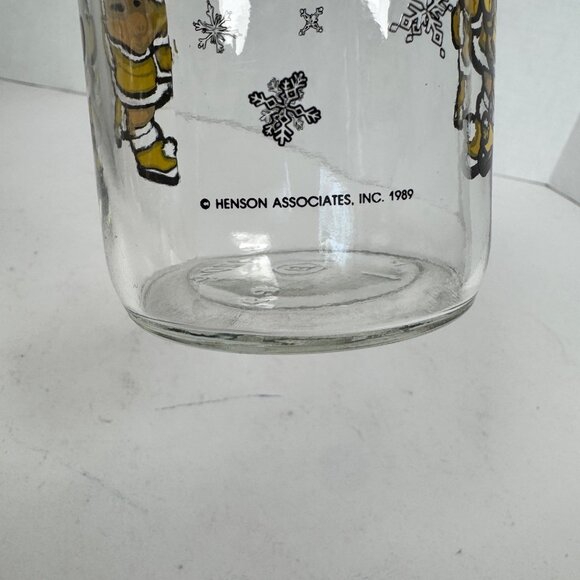 Vintage 1989 Muppets Baby Miss Piggy Drinking Glass Henson Associates - Picture 7 of 9